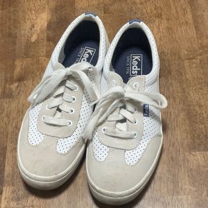White Keds Tennis Shoes Size 8